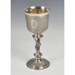 A George V silver Livery Company presentation goblet
