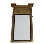 A Regency giltwood and gesso pier mirror