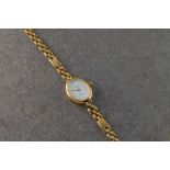 An Imperialto 9ct yellow gold quartz ladies wristwatch