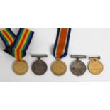 Collection of medals and coins etc - A Royal Guernsey Light infantry Victory medal