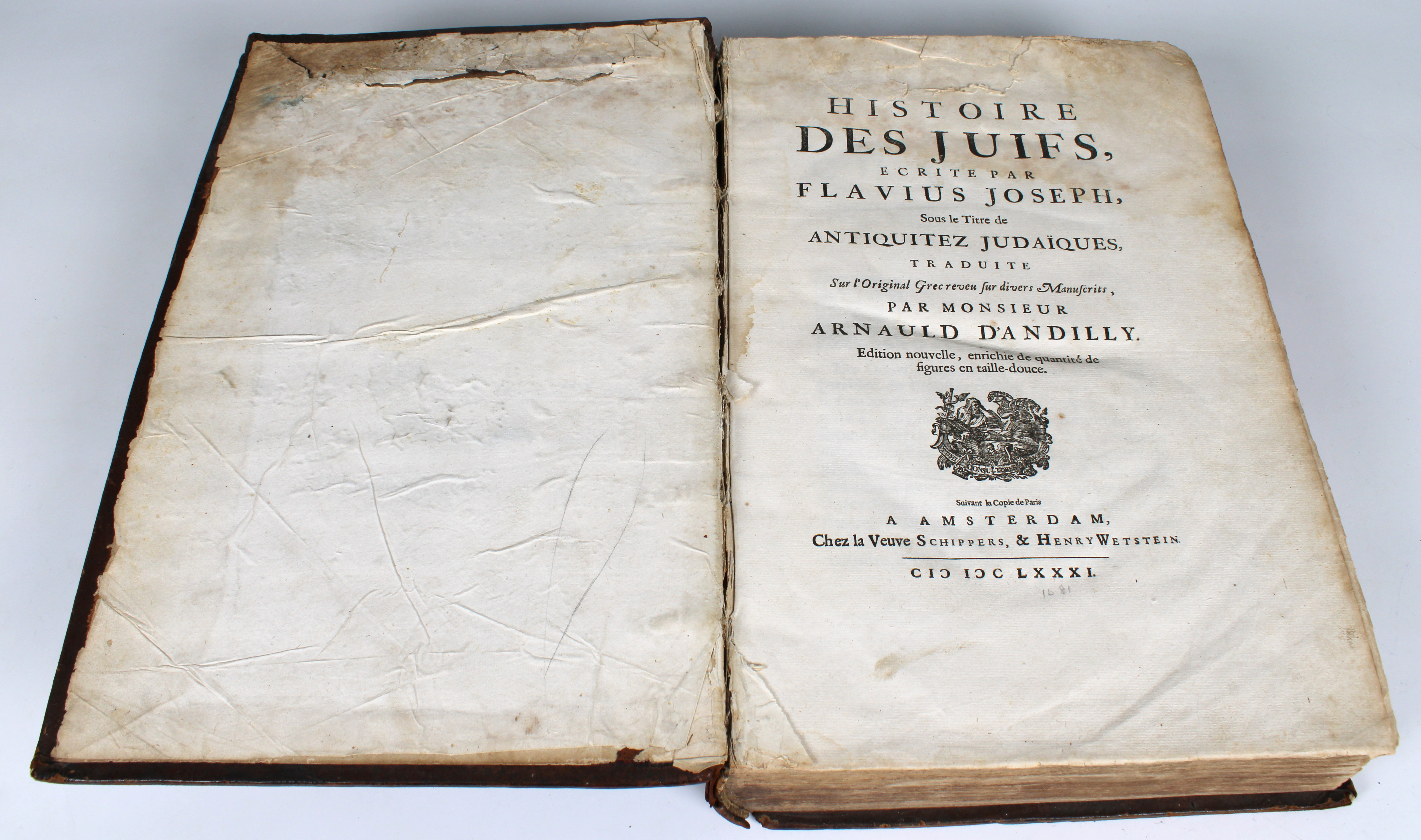 Joseph (Flavius), "Histoire des Juifs", 1681 with engravings - Bild 2 aus 2