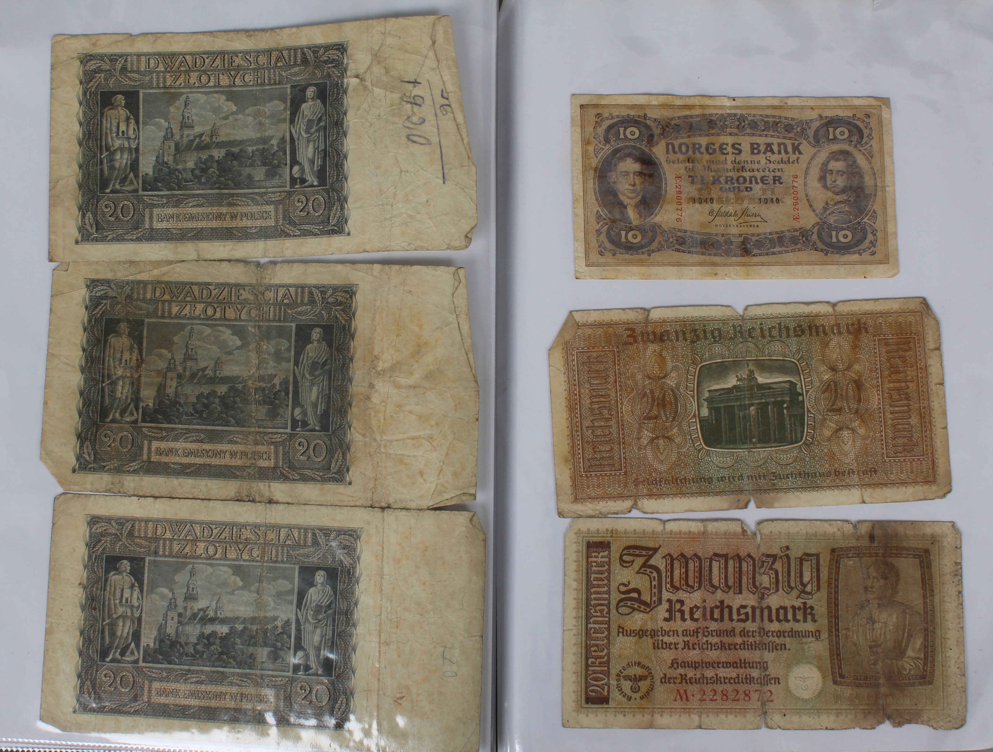 A collection of world wide banknotes - Image 5 of 7