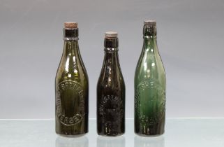 Three ANN ST BREWERY Co JERSEY beer bottles
