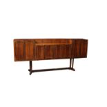 A 20th century hand made rosewood sideboard