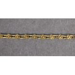 A Chiampesan 18ct yellow gold bracelet