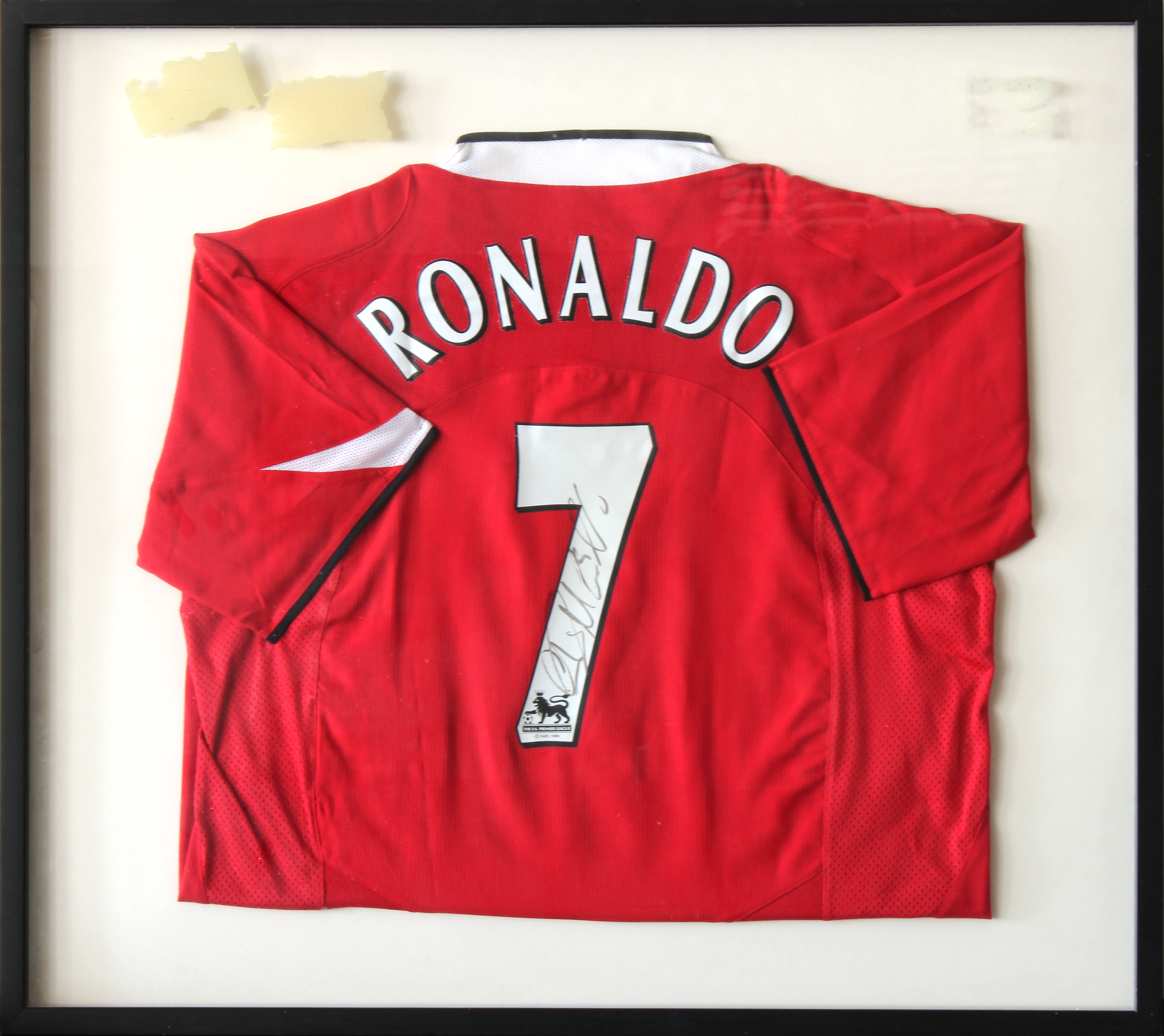 Cristiano Ronaldo Signed Replica Manchester United Shirt