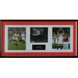 Rugby - Framed photograph print of Johnny Wilkinson kicking in the 2003 Rugby World Cup