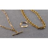 A 9ct yellow gold necklace