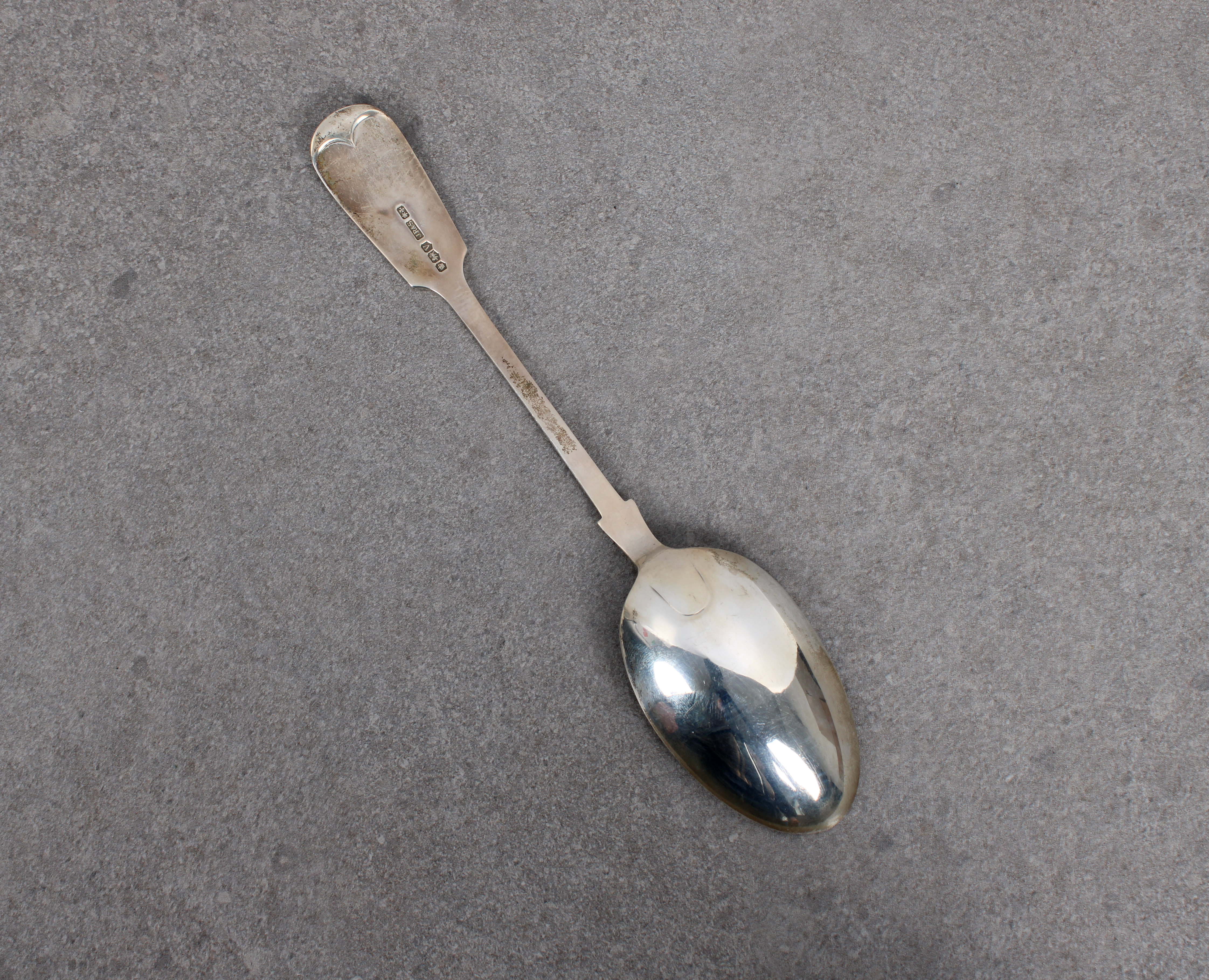 Guernsey shooting interest - A fiddle pattern shooting prize table spoon - Image 2 of 2