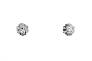 A pair of diamond studs