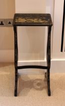 A late Regency chinoiserie lacquered occasional table