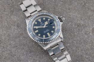 A Tudor Rolex Submariner "Snowflake" wristwatch
