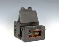 Photography - A Lizars Half Plate Stereo Field Camera.