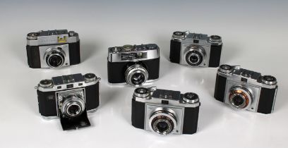 Photography - An assorted collection of Zeiss Ikon 35mm Contina cameras. (6)