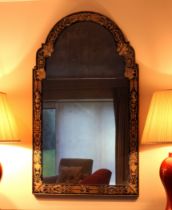 Italian style verre eglomise mirror