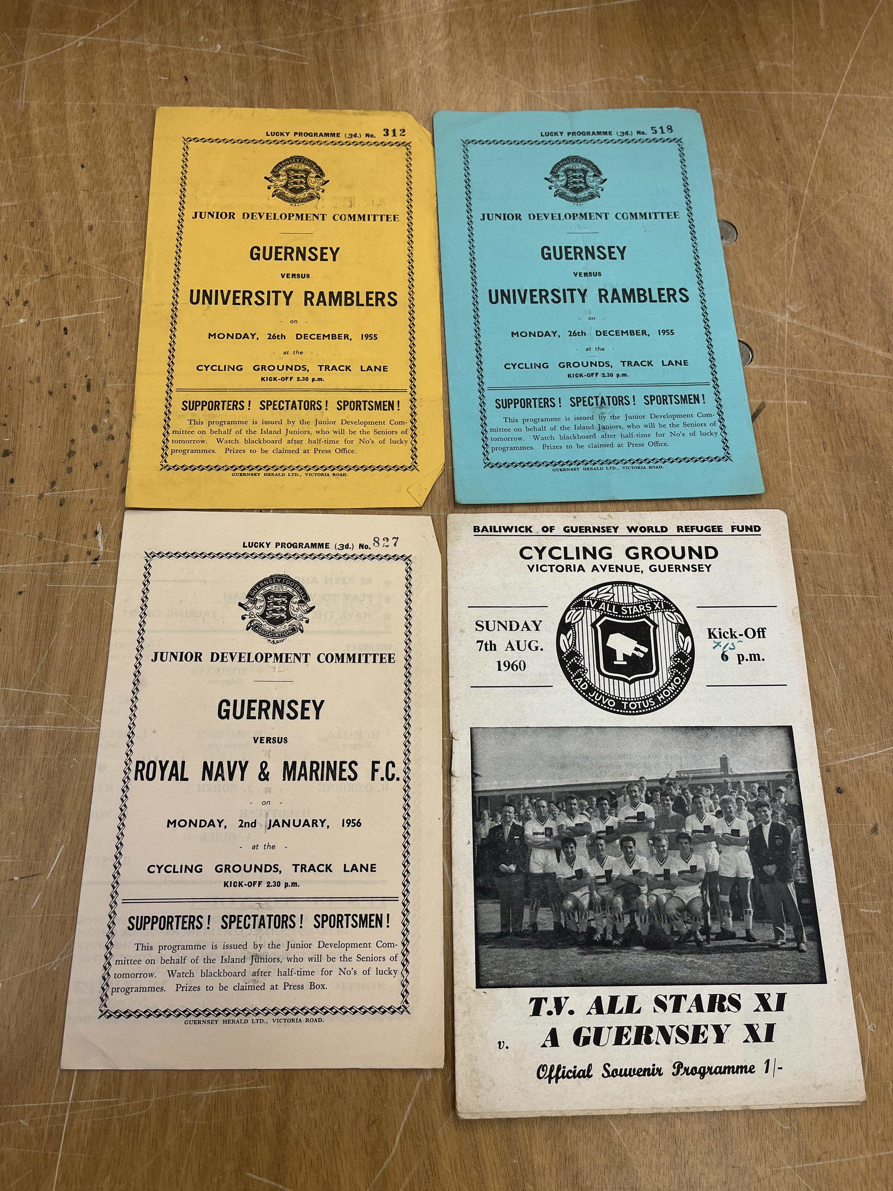 Channel Island Football Interest - A collection of vintage football programmes - Image 7 of 15