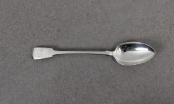 Georgian silver fiddle pattern serving spoon