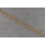 A 9ct yellow gold chain bracelet