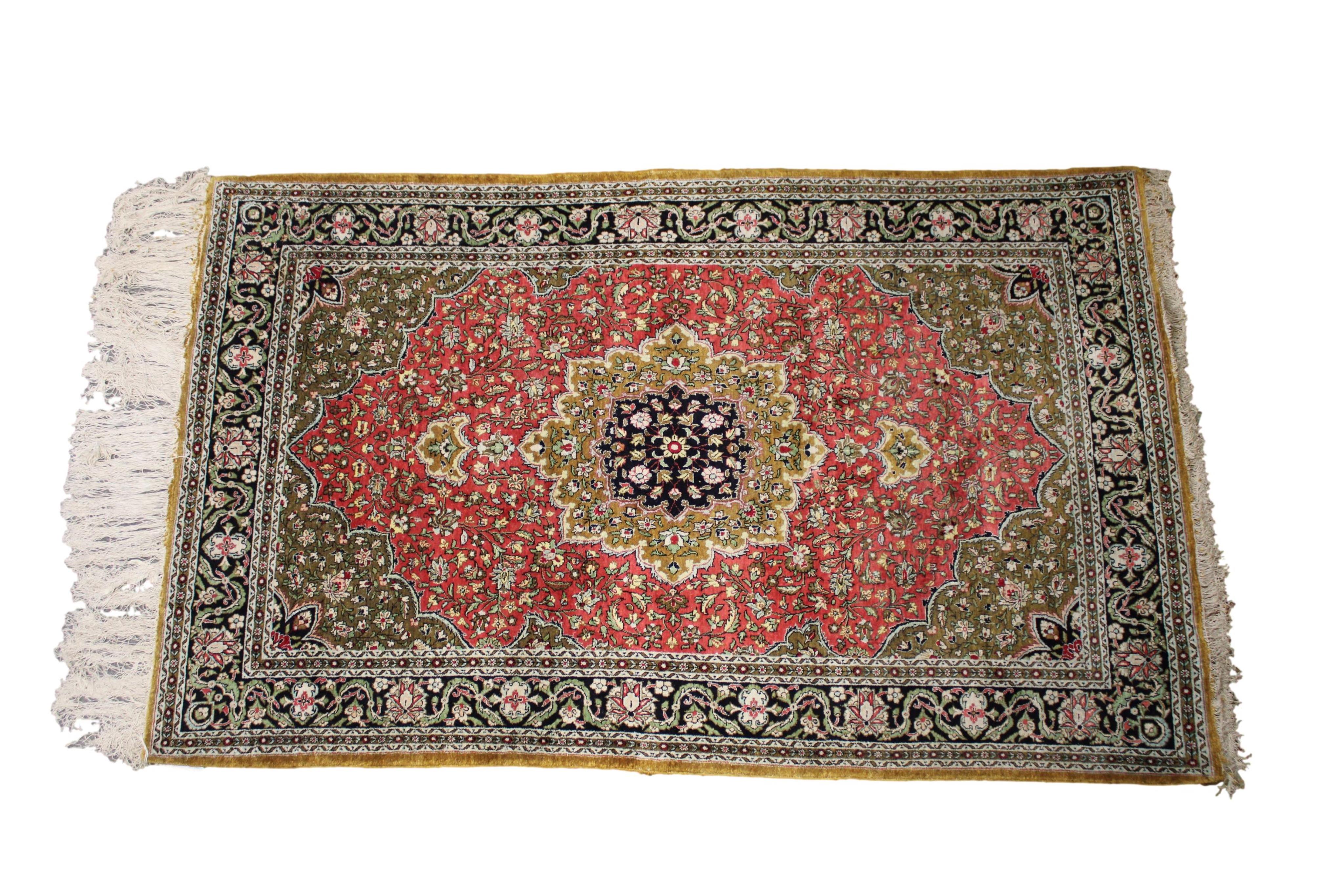 A silk Qum dozar