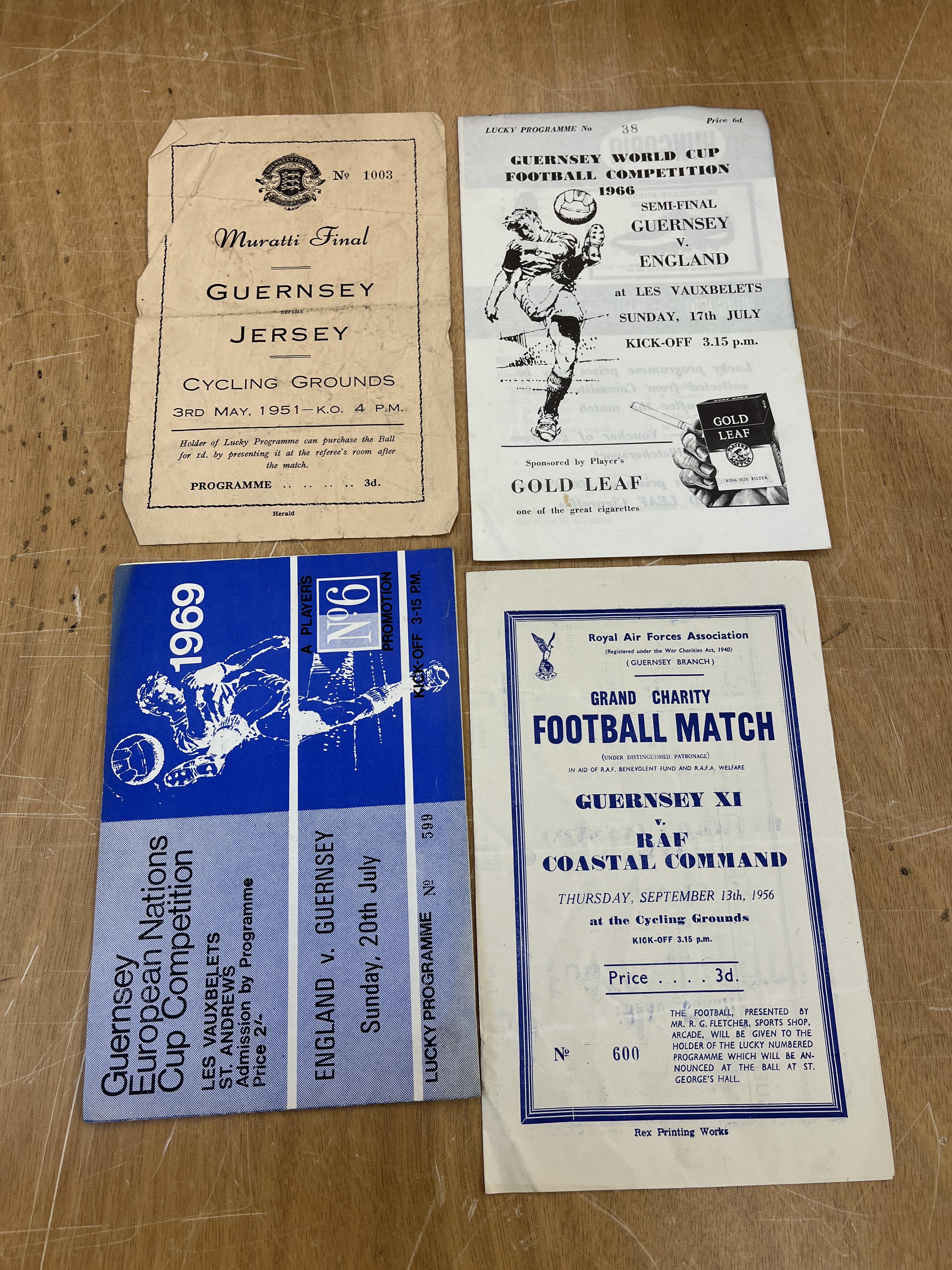 Channel Island Football Interest - A collection of vintage football programmes - Image 4 of 15