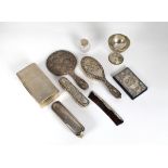 A mixed collection of silver collectables