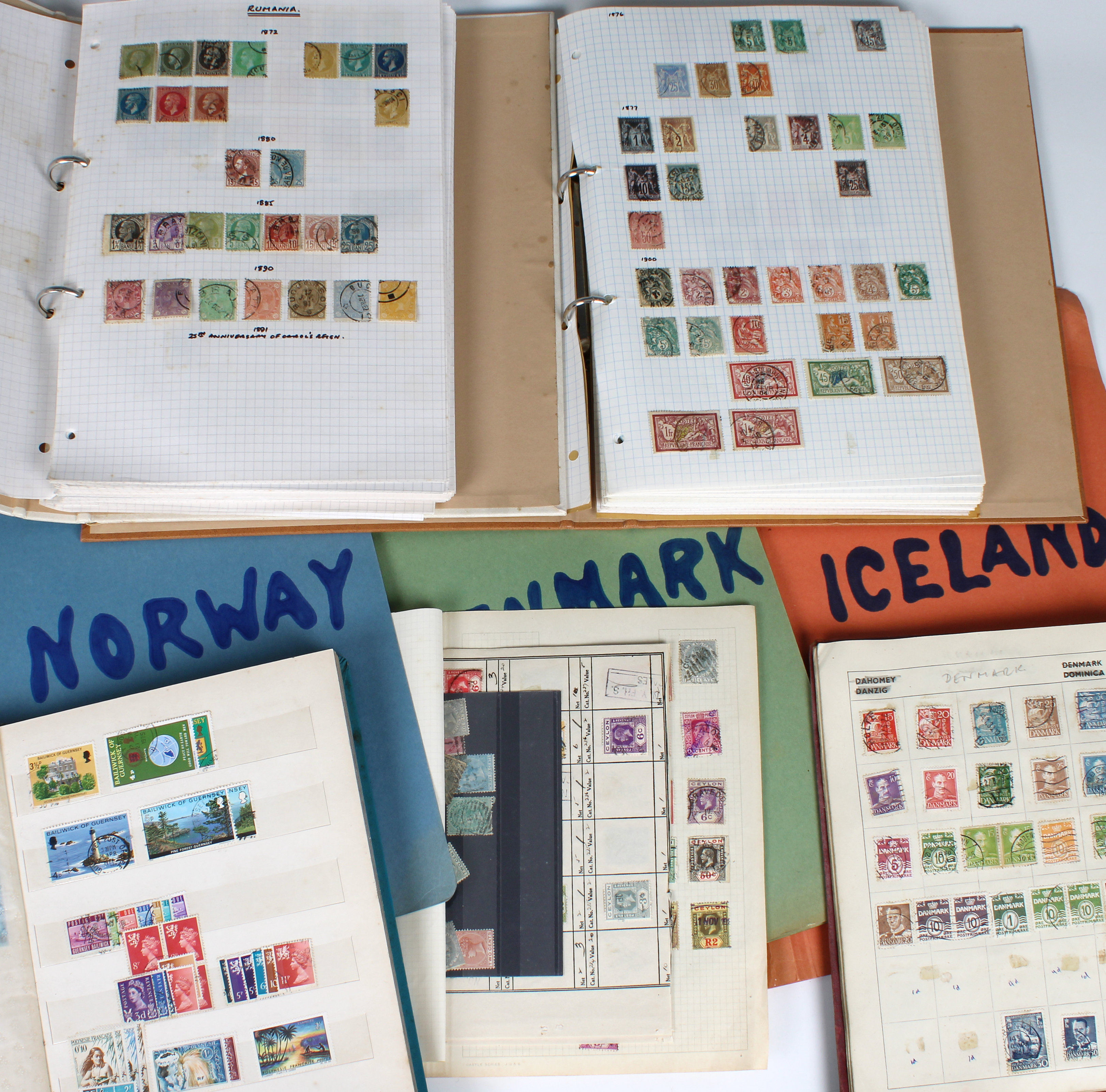 A large collection of GB, Commonwealth and world stamps, Victorian to mid 20th century