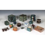 Elizabeth Ann Macphail (1939-89) A collection of trinket boxes & trays, etc