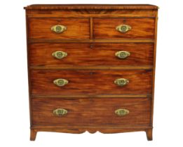 A large late-George III mahogany straight front chest