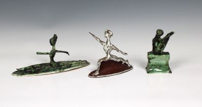Elizabeth Ann Macphail (1939-89) Three figural sculptures depicting exercises