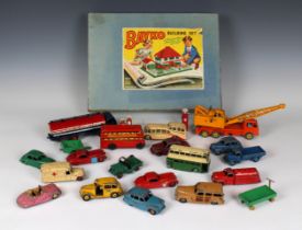 A quantity of 1950's Dinky, Triang and other model vehicles