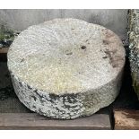 A granite mill stone
