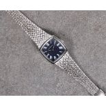 A Ladies Eterna-Matic silver wrist watch