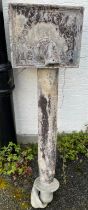 A named and dated Guernsey lead pump hopper