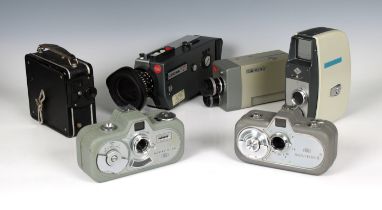 Photography - An assorted collection of various vintage cine cameras