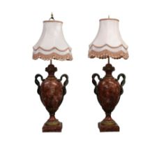 A pair of Thomas Blakemore table lamps
