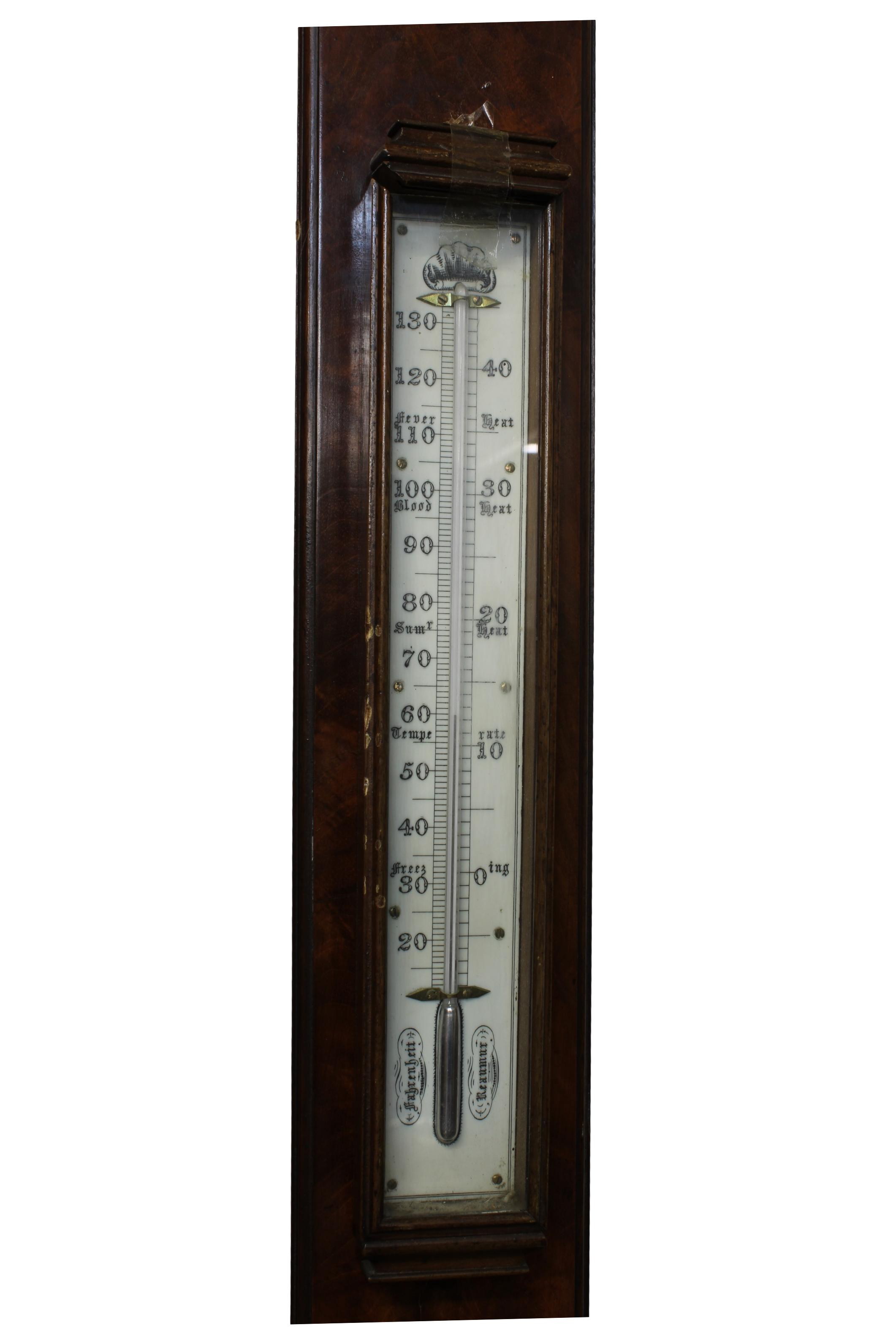 A fine, early 19th century, barometer by John Bosdet Le Roy, Jersey - Image 2 of 4