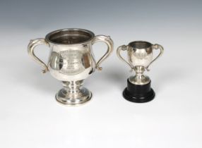 Guernsey Farming interest - A silver trophy cup