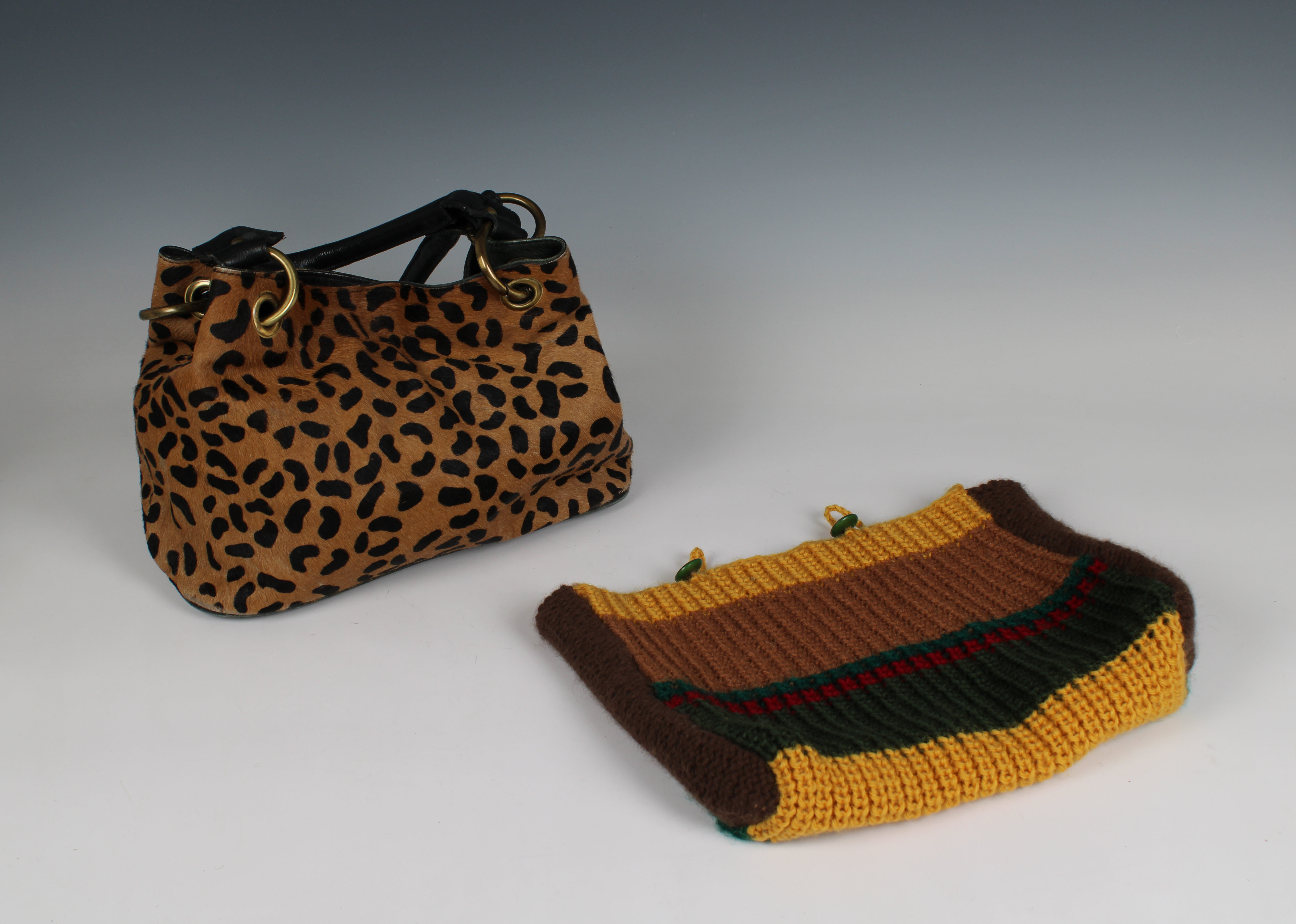 Two crocodile skin vintage handbags by Fassbender - Image 3 of 3