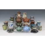 Elizabeth Ann Macphail (1939-89) A large collection of teapots, milk jugs, cups / mugs