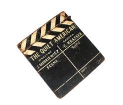 Film Memorabilia - An original vintage film clapper board for 'THE QUIET AMERICAN' 1958