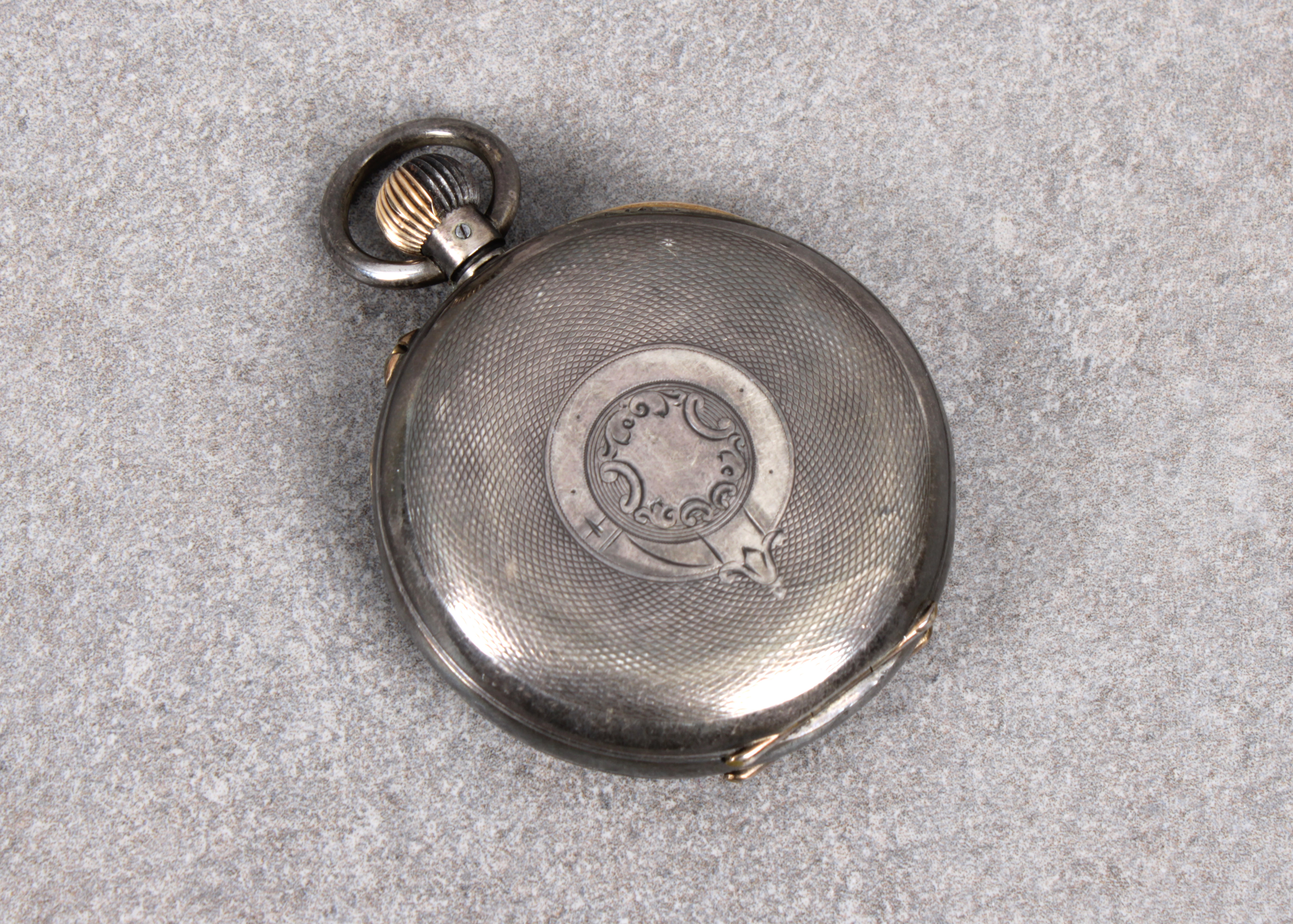 A silver pocket watch - Image 2 of 2