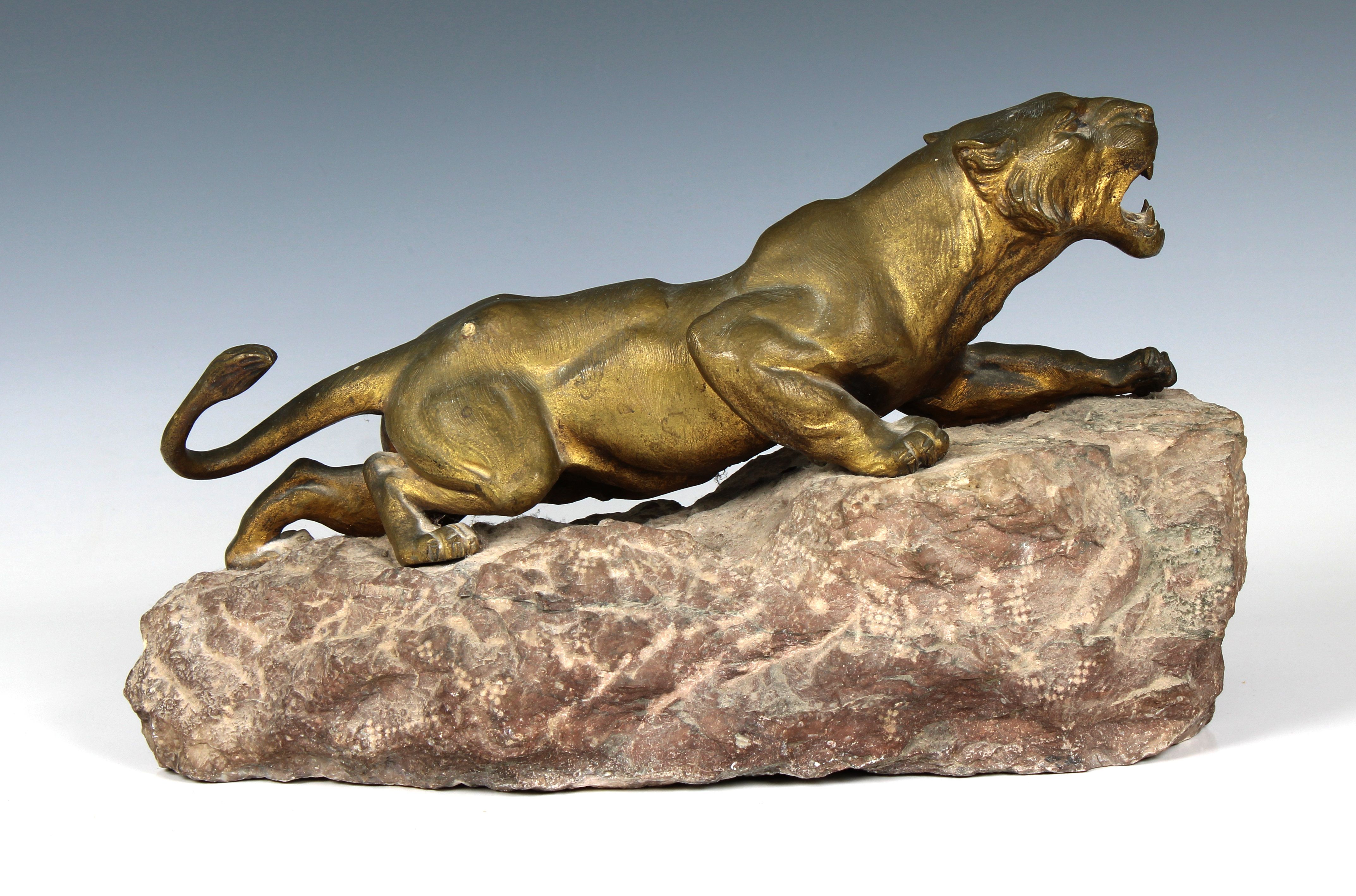 After Charles Valton (1851-1918) - Tiger bronze - Image 2 of 3