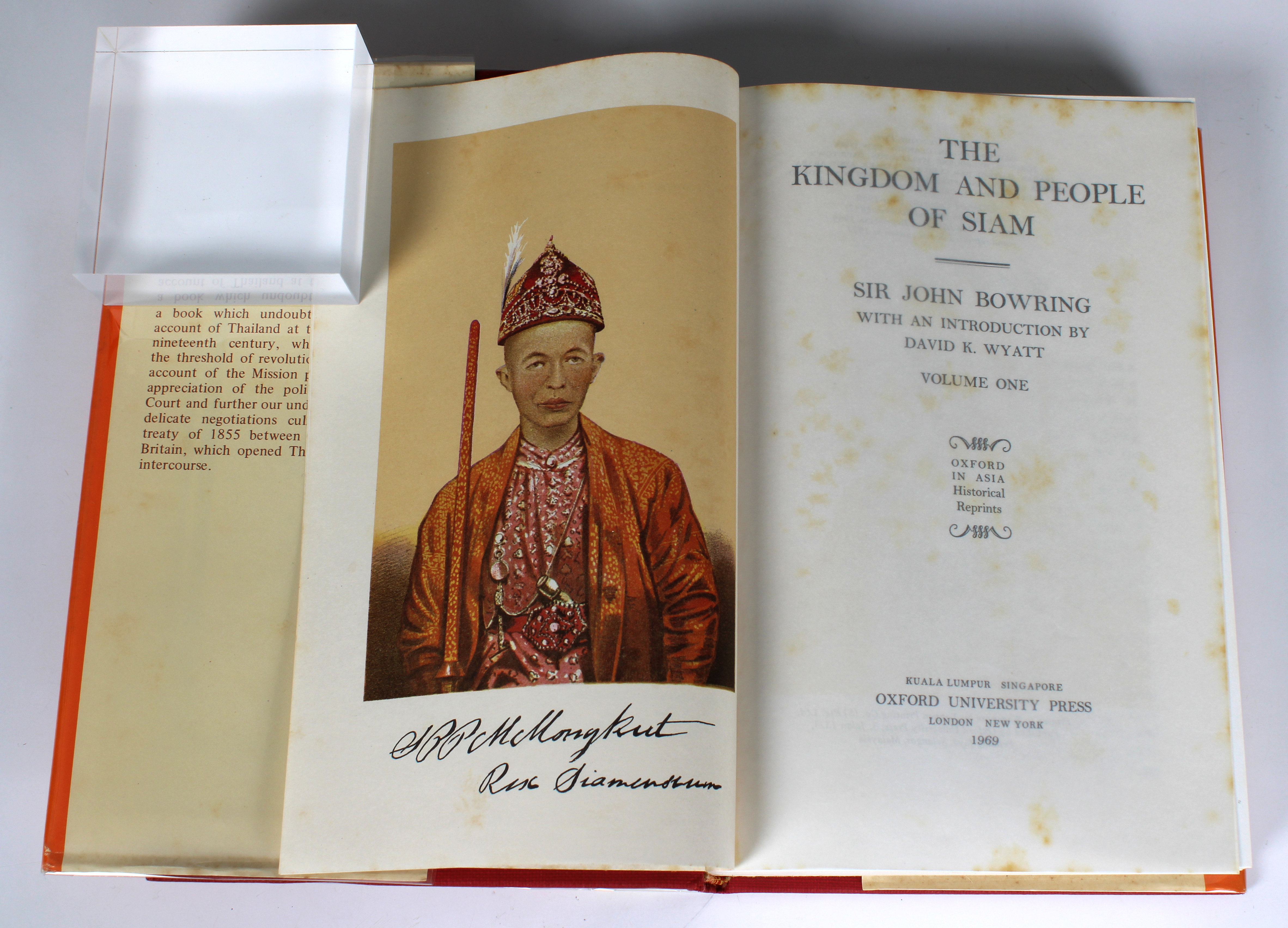 The Kingdom and People of Siam - Sir John Bowring - Image 2 of 2