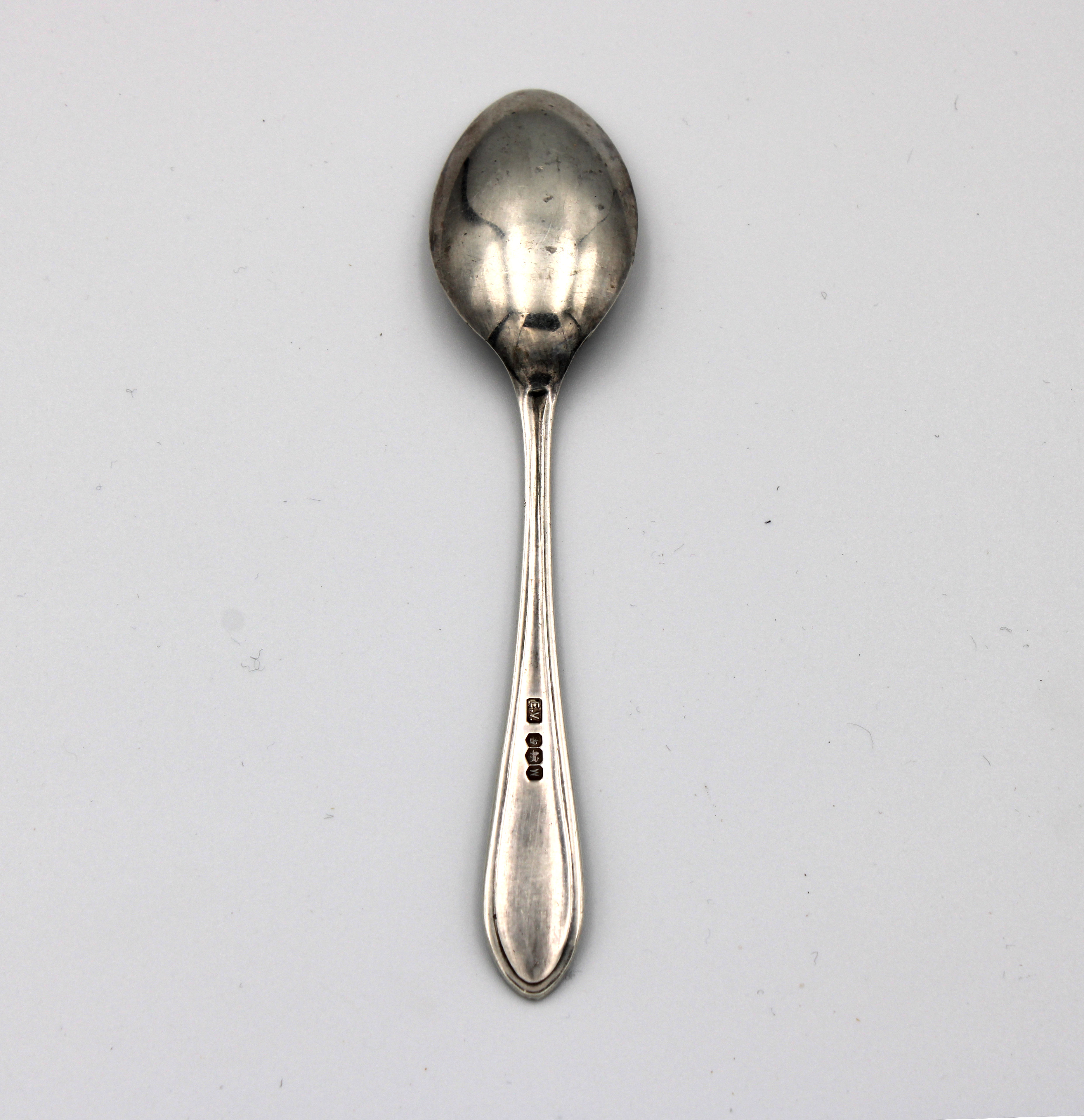 Eleven silver coffee spoons - Image 2 of 2