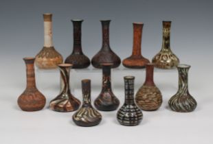 Elizabeth Ann Macphail (1939-89) A collection of twelve stem vases