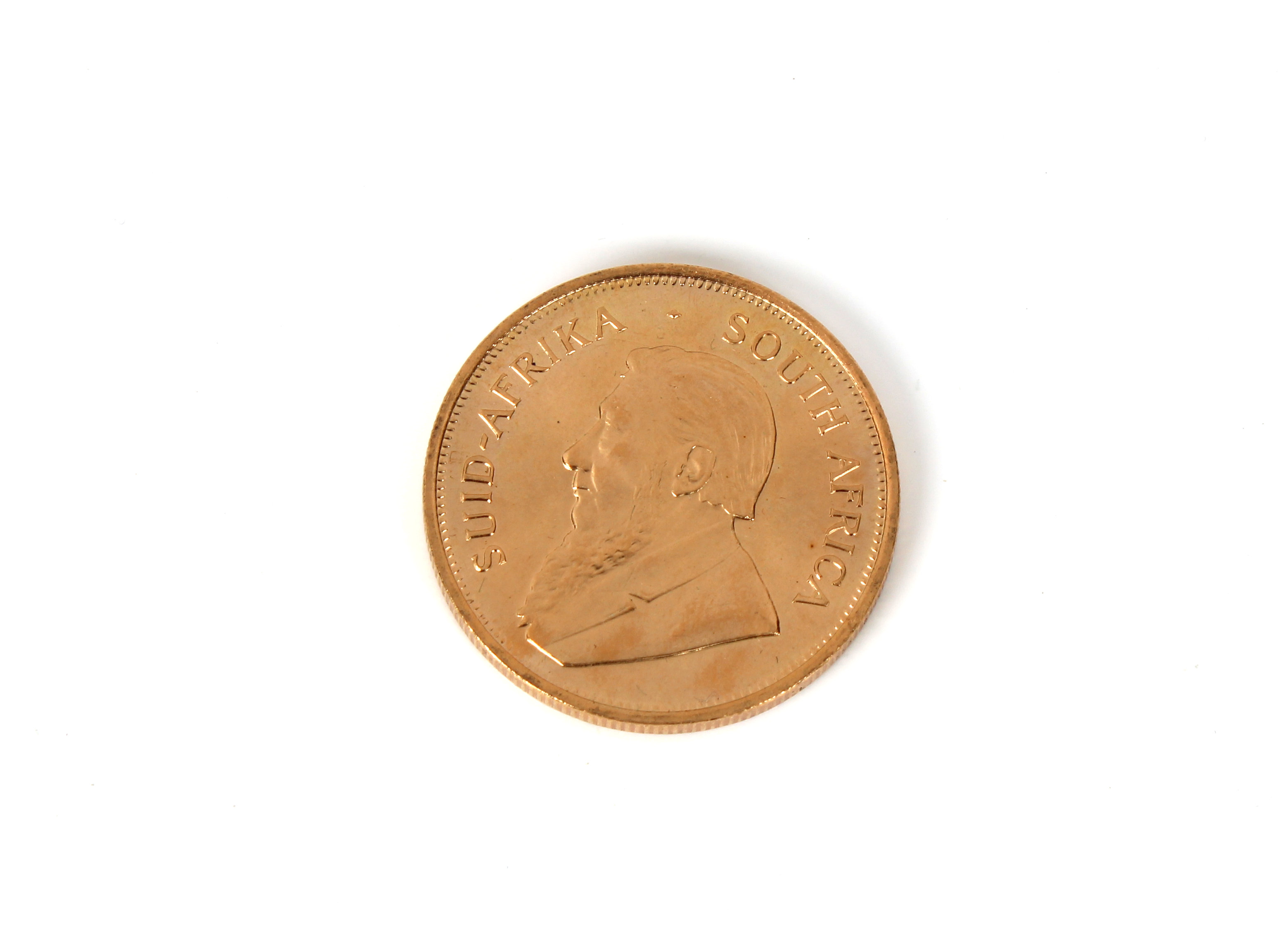 A South Africa 1980 Full 1oz fine gold Krugerrand coin. - Bild 2 aus 2