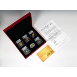 A People's Republic of China Five-piece gold First Strike Prestige Panda Set 2013, 20, 50, 100, 200,