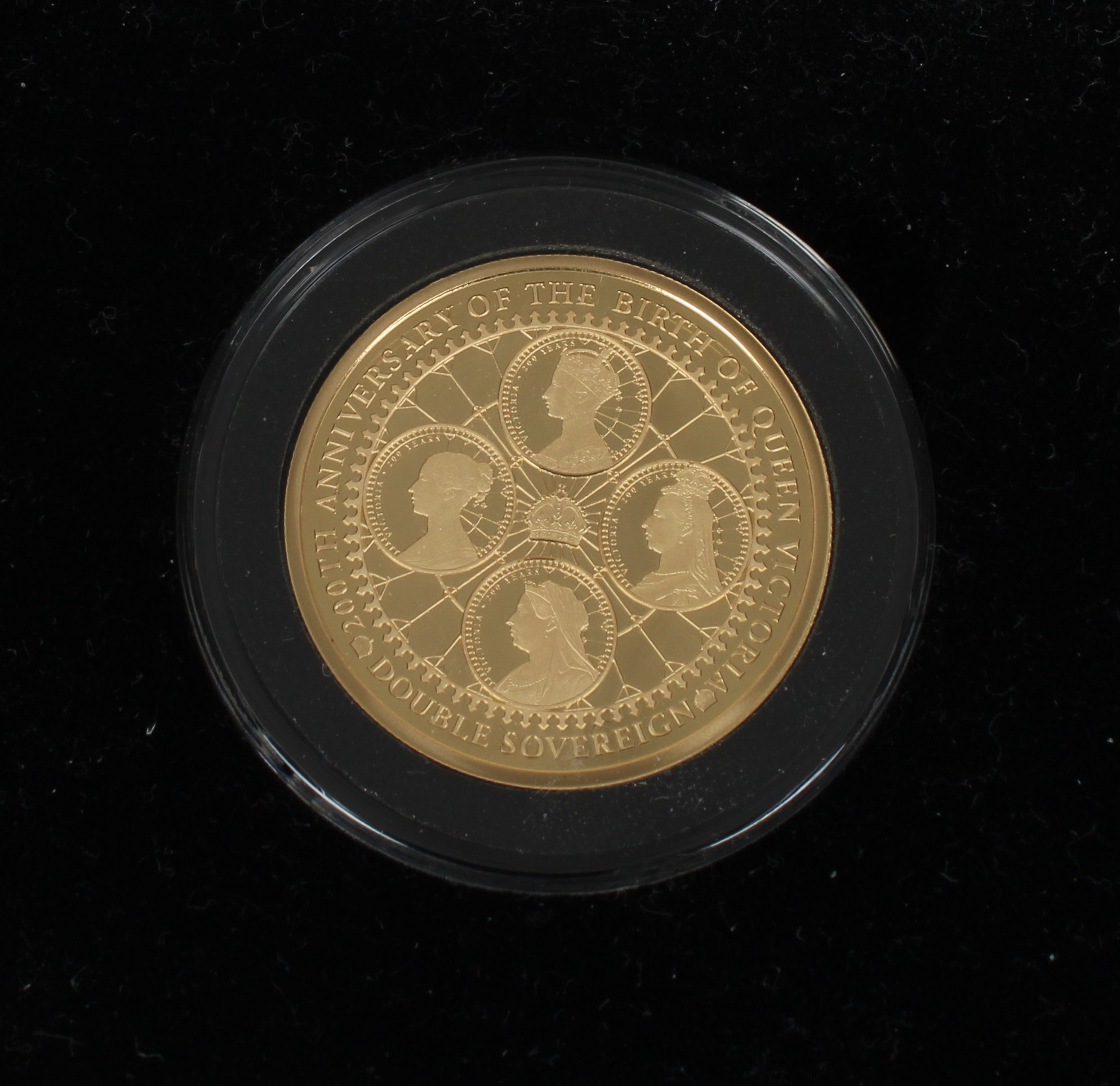 A 2019 Queen Victoria 200th Anniversary Gold Proof Double Sovereign