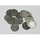 Seventeen George IV silver half crowns comprising of seven dated 1820, three dated 1821, five dated