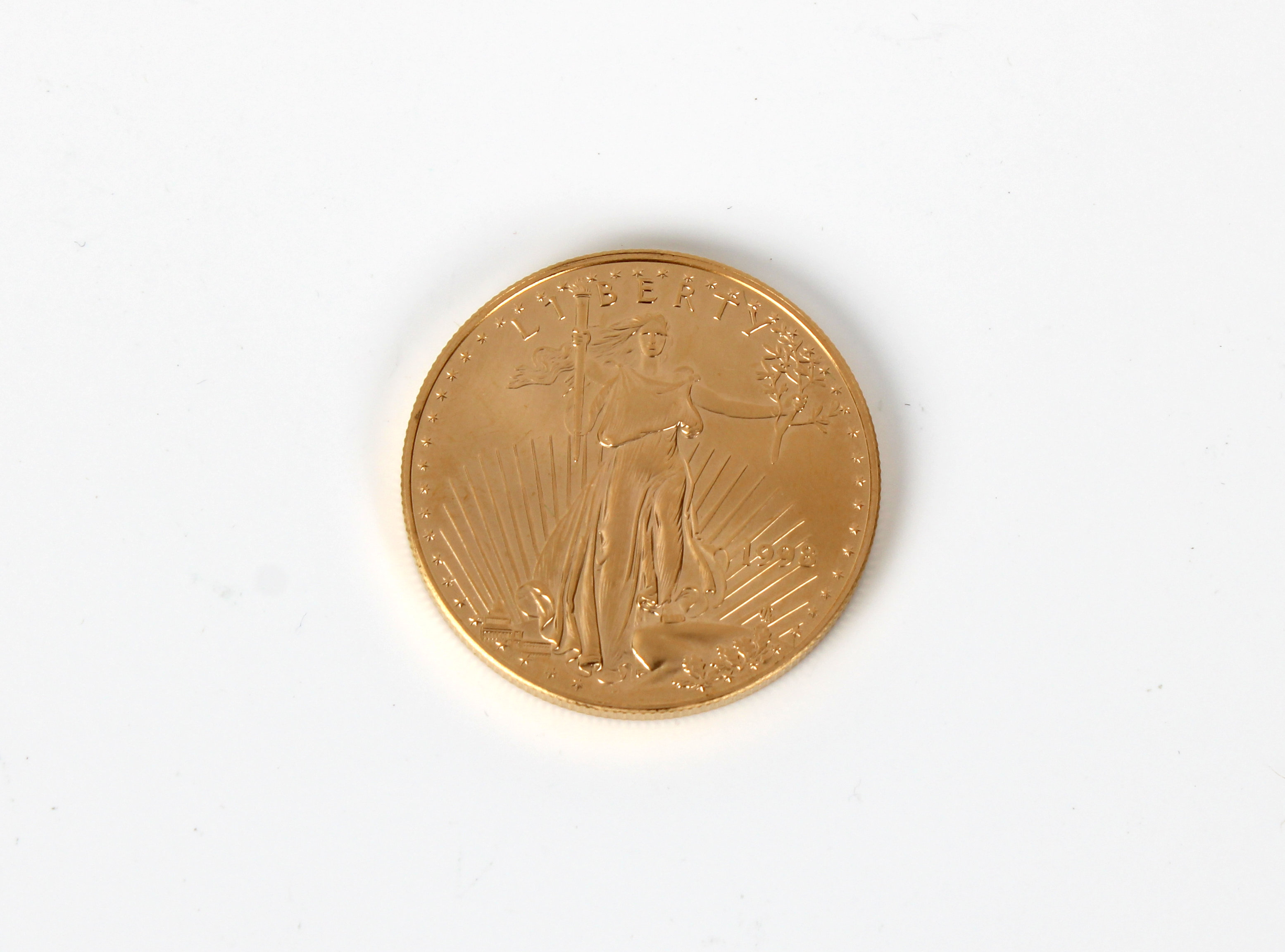A United States of America 1998 Gold Eagle (Liberty) 1oz Fine Gold - 50 Dollars. - Image 2 of 2